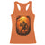 Funny Halloween Bigfoot Scary Spooky Cryptid Sasquatch Racerback Tank Top TS11 Orange Print Your Wear