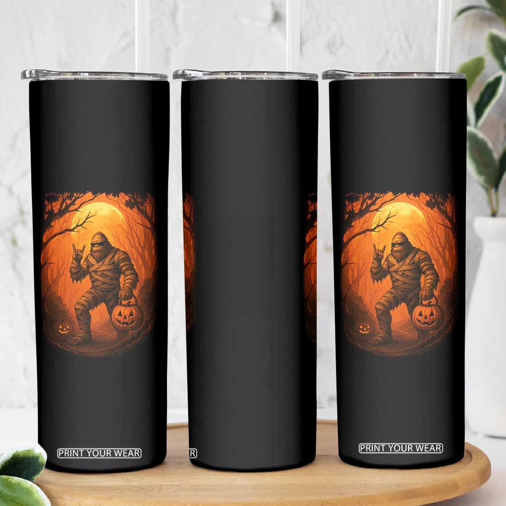 Funny Halloween Bigfoot Scary Spooky Cryptid Sasquatch Skinny Tumbler TS11 Print Your Wear