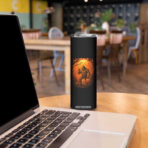 Funny Halloween Bigfoot Scary Spooky Cryptid Sasquatch Skinny Tumbler TS11 Print Your Wear