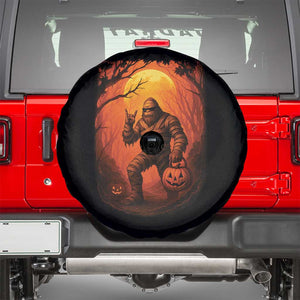 Funny Halloween Bigfoot Scary Spooky Cryptid Sasquatch Spare Tire Cover TS11 Black Print Your Wear