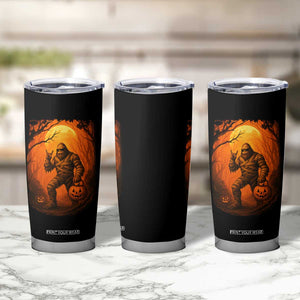 Funny Halloween Bigfoot Scary Spooky Cryptid Sasquatch Tumbler Cup TS11 Print Your Wear