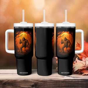 Funny Halloween Bigfoot Scary Spooky Cryptid Sasquatch Tumbler With Handle TS11 Print Your Wear