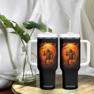 Funny Halloween Bigfoot Scary Spooky Cryptid Sasquatch Tumbler With Handle TS11 Print Your Wear