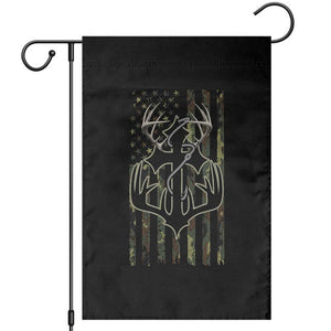 Faith Fishing Hunting Camo US Flag Cross With Hook Christian Garden Flag TS11 Black Print Your Wear