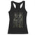 Faith Fishing Hunting Camo US Flag Cross With Hook Christian Racerback Tank Top - Print Your Wear