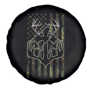 Faith Fishing Hunting Camo US Flag Cross With Hook Christian Spare Tire Cover TS11 Print Your Wear