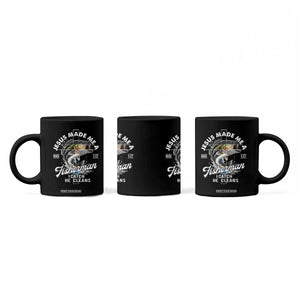 Jesus Made Me A Fisherman I Catch He Cleans Coffee Mug Christian Fisher TS11 Print Your Wear