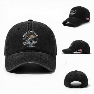 Jesus Made Me A Fisherman I Catch He Cleans Washed Cotton Baseball Cap Christian Fisher TS11 Washed Cap Universal Fit Black Print Your Wear