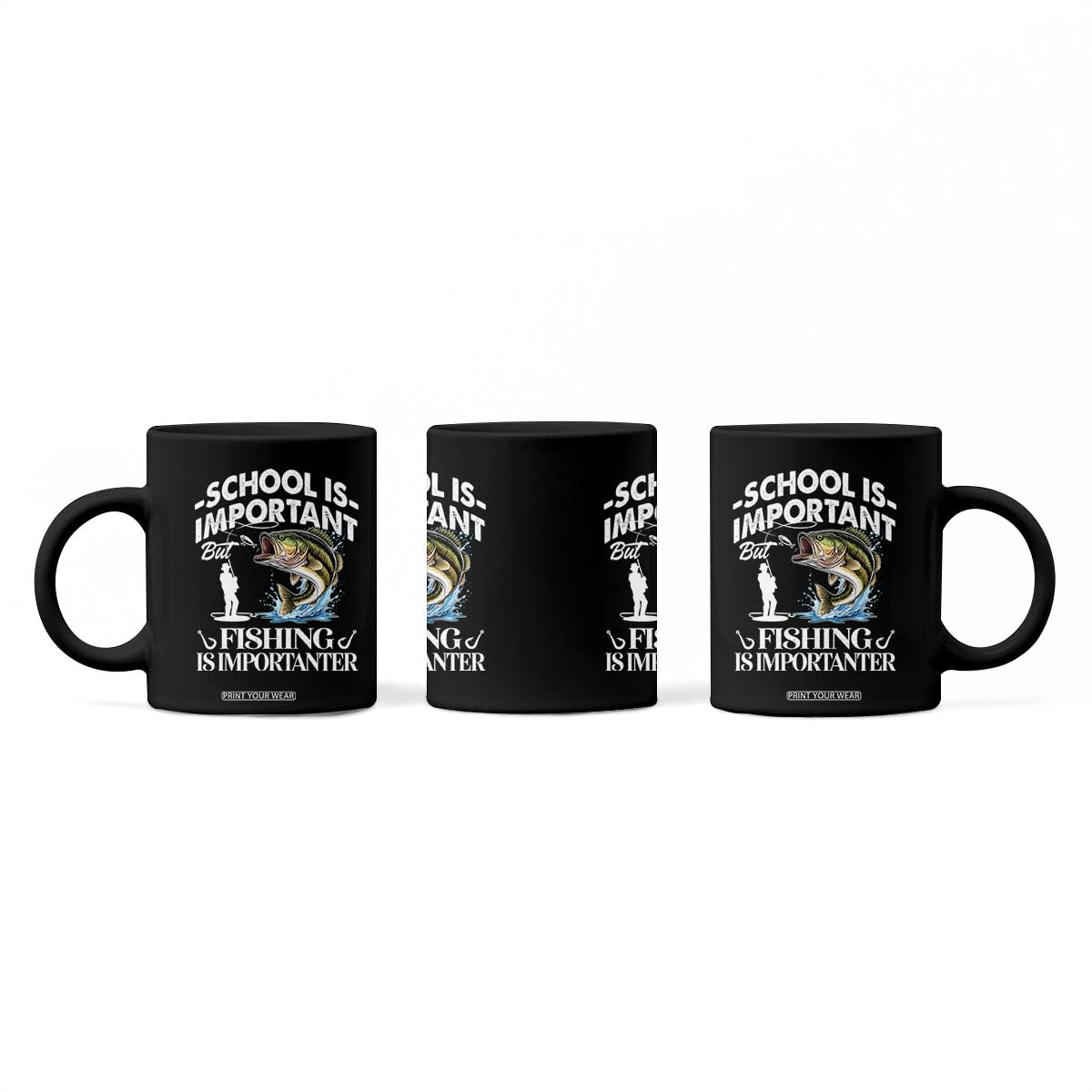 Funny School Is Important But Fishing Is Importanter Coffee Mug Fishing Lover TS11 Print Your Wear