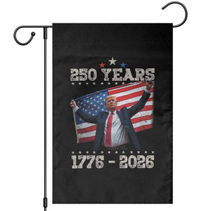 Trump 250th Anniversary Garden Flag 250 Years America Vintage USA Flag TS11 Black Print Your Wear