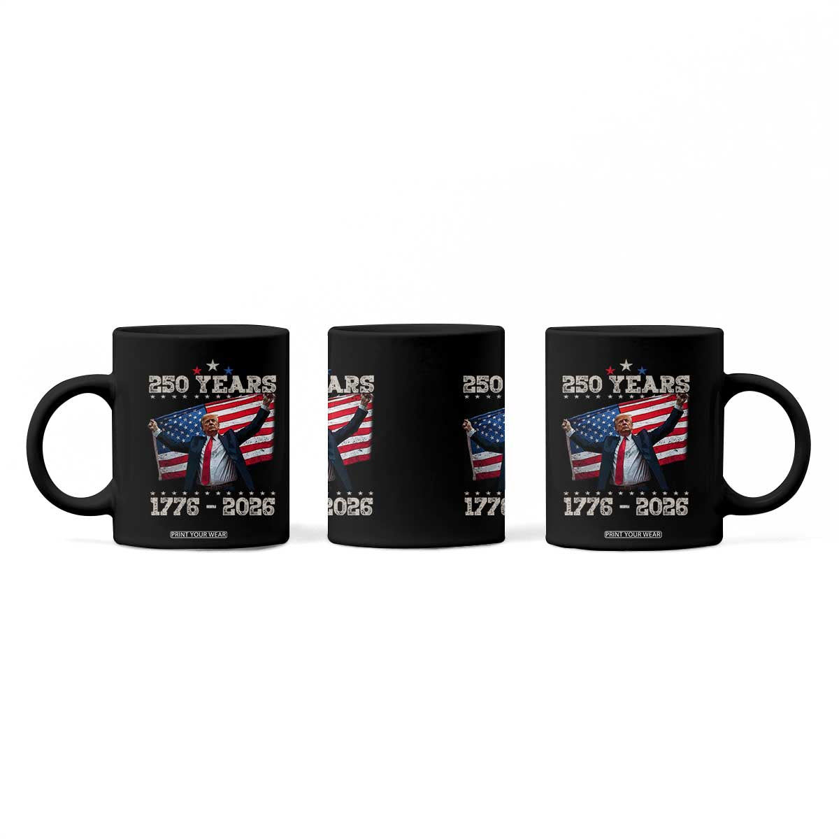Trump 250th Anniversary Coffee Mug 250 Years America Vintage USA Flag TS11 Print Your Wear