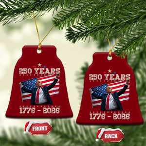 Trump 250th Anniversary Ceramic Ornament 250 Years America Vintage USA Flag TS11 Print Your Wear