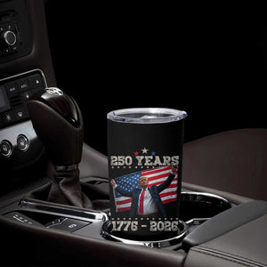 Trump 250th Anniversary Tumbler Cup 250 Years America Vintage USA Flag TS11 Print Your Wear