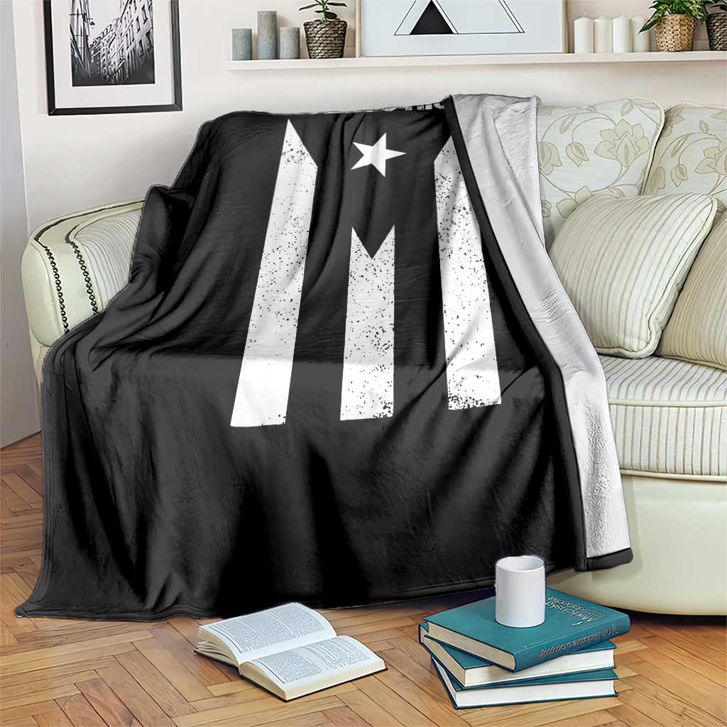 Puerto Rico Boricua Flag Proud Puerto Rican Heritage Throw Blanket TS11 Print Your Wear