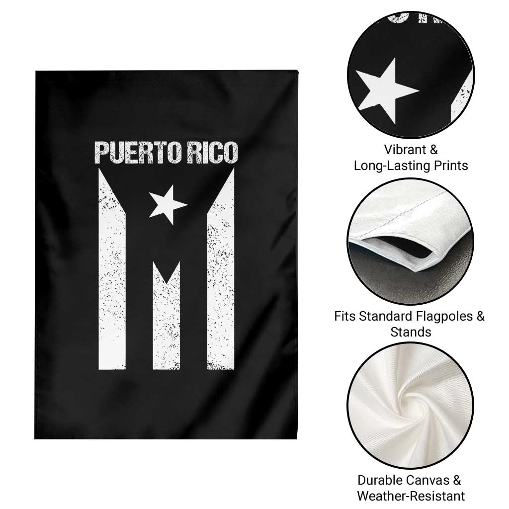 Puerto Rico Boricua Flag Proud Puerto Rican Heritage Garden Flag TS11 Print Your Wear