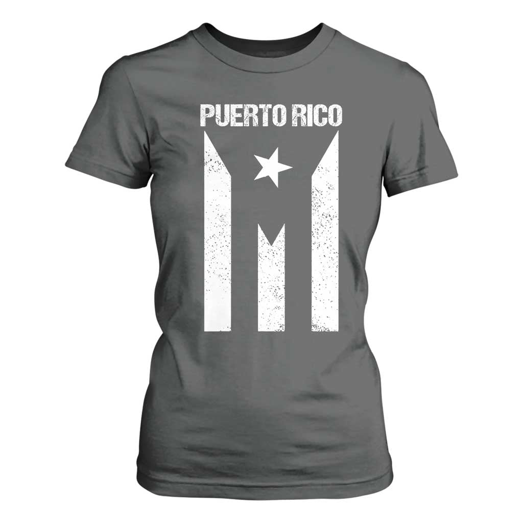 Puerto Rico Boricua Flag Proud Puerto Rican Heritage T Shirt For Women TS11 Dark Heather Print Your Wear