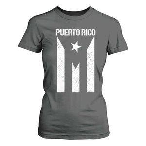 Puerto Rico Boricua Flag Proud Puerto Rican Heritage T Shirt For Women TS11 Dark Heather Print Your Wear