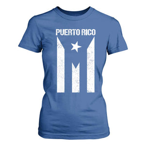 Puerto Rico Boricua Flag Proud Puerto Rican Heritage T Shirt For Women TS11 Royal Blue Print Your Wear
