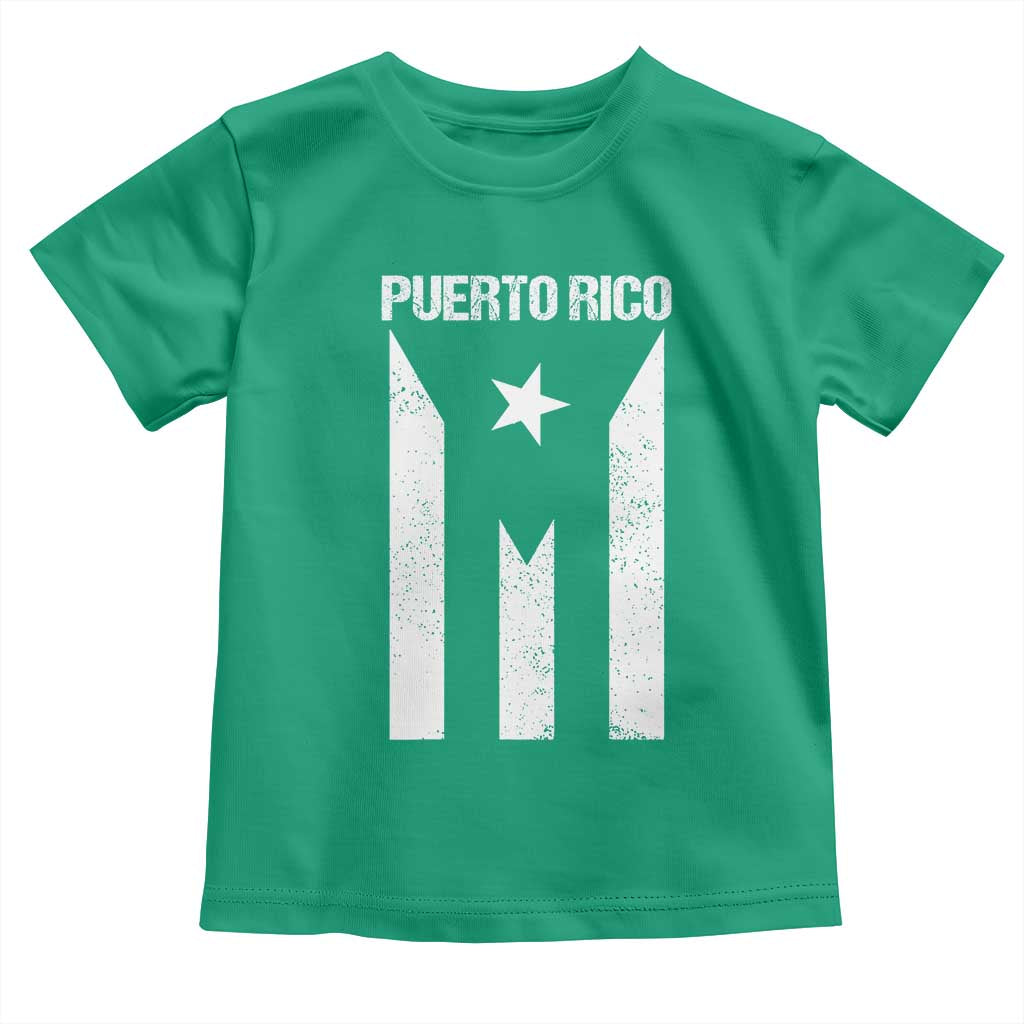 Puerto Rico Boricua Flag Proud Puerto Rican Heritage Toddler T Shirt TS11 Irish Green Print Your Wear