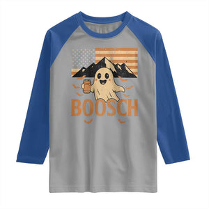 Funny Ghost Boosch Beer Halloween Raglan Shirt Vintage American Flag TS11 Sport Gray Royal Print Your Wear