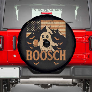 Funny Ghost Boosch Beer Halloween Spare Tire Cover Vintage American Flag TS11 Black Print Your Wear