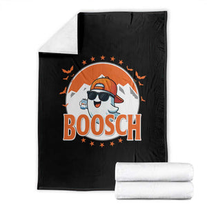 Funny Ghost Boosch Beer Halloween Throw Blanket Mountain Bat TS11 Black Print Your Wear