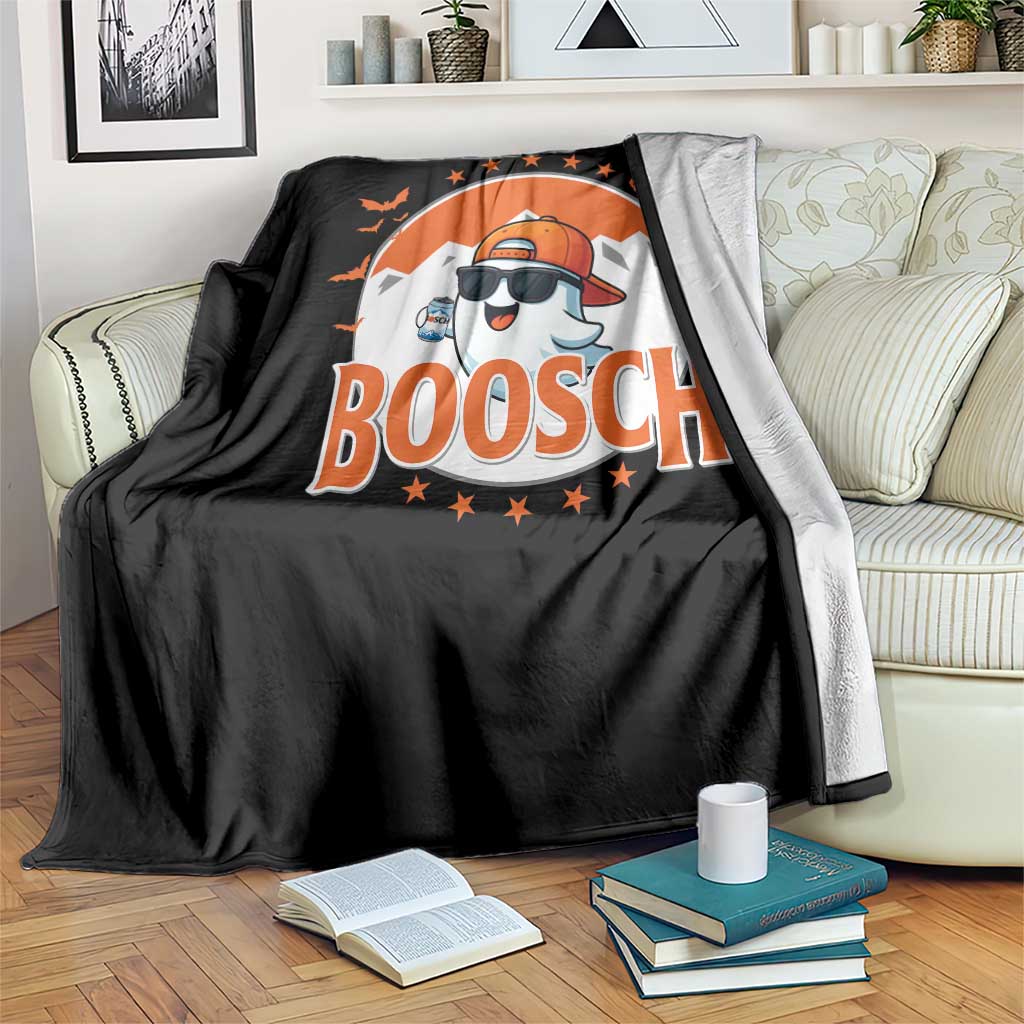 Funny Ghost Boosch Beer Halloween Throw Blanket Mountain Bat TS11 Print Your Wear