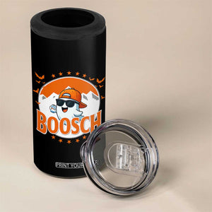 Funny Ghost Boosch Beer Halloween 4 in 1 Can Cooler Tumbler Mountain Bat TS11 Print Your Wear
