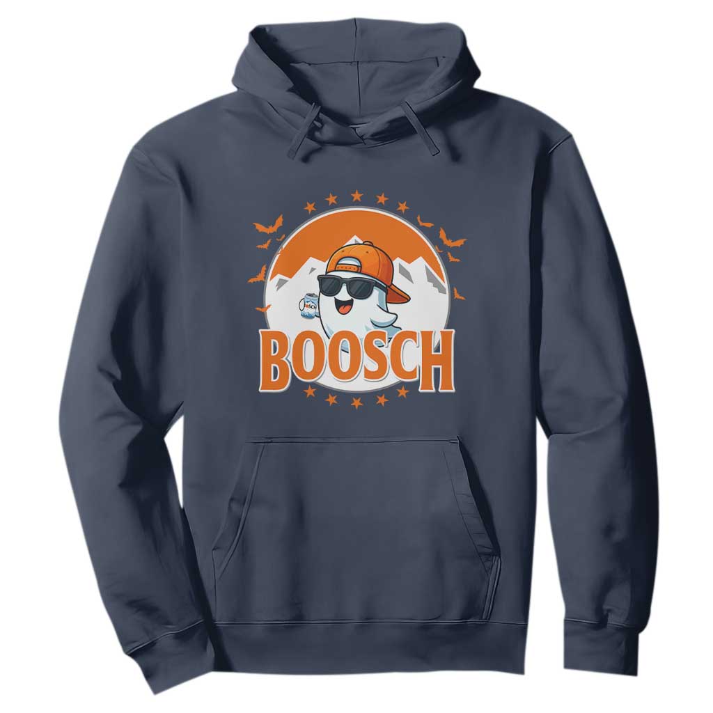 Funny Ghost Boosch Beer Halloween Hoodie Mountain Bat TS11 Navy Print Your Wear