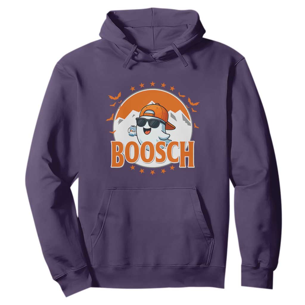 Funny Ghost Boosch Beer Halloween Hoodie Mountain Bat TS11 Purple Print Your Wear