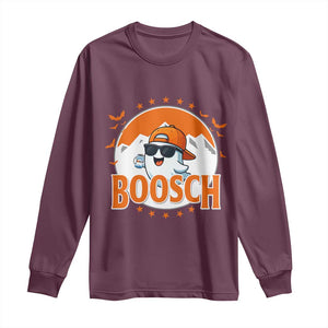 Funny Ghost Boosch Beer Halloween Long Sleeve Shirt Mountain Bat TS11 Maroon Print Your Wear