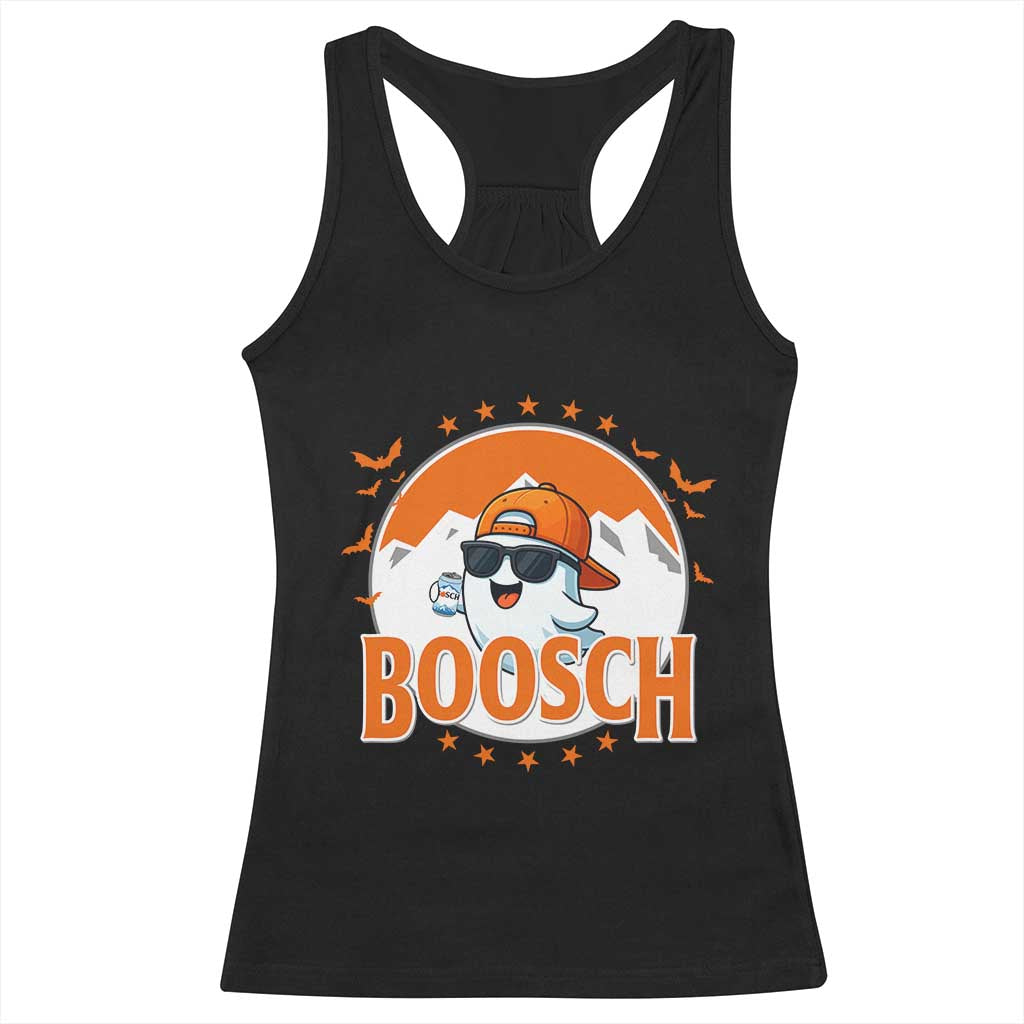 Funny Ghost Boosch Beer Halloween Racerback Tank Top Mountain Bat TS11 Black Print Your Wear