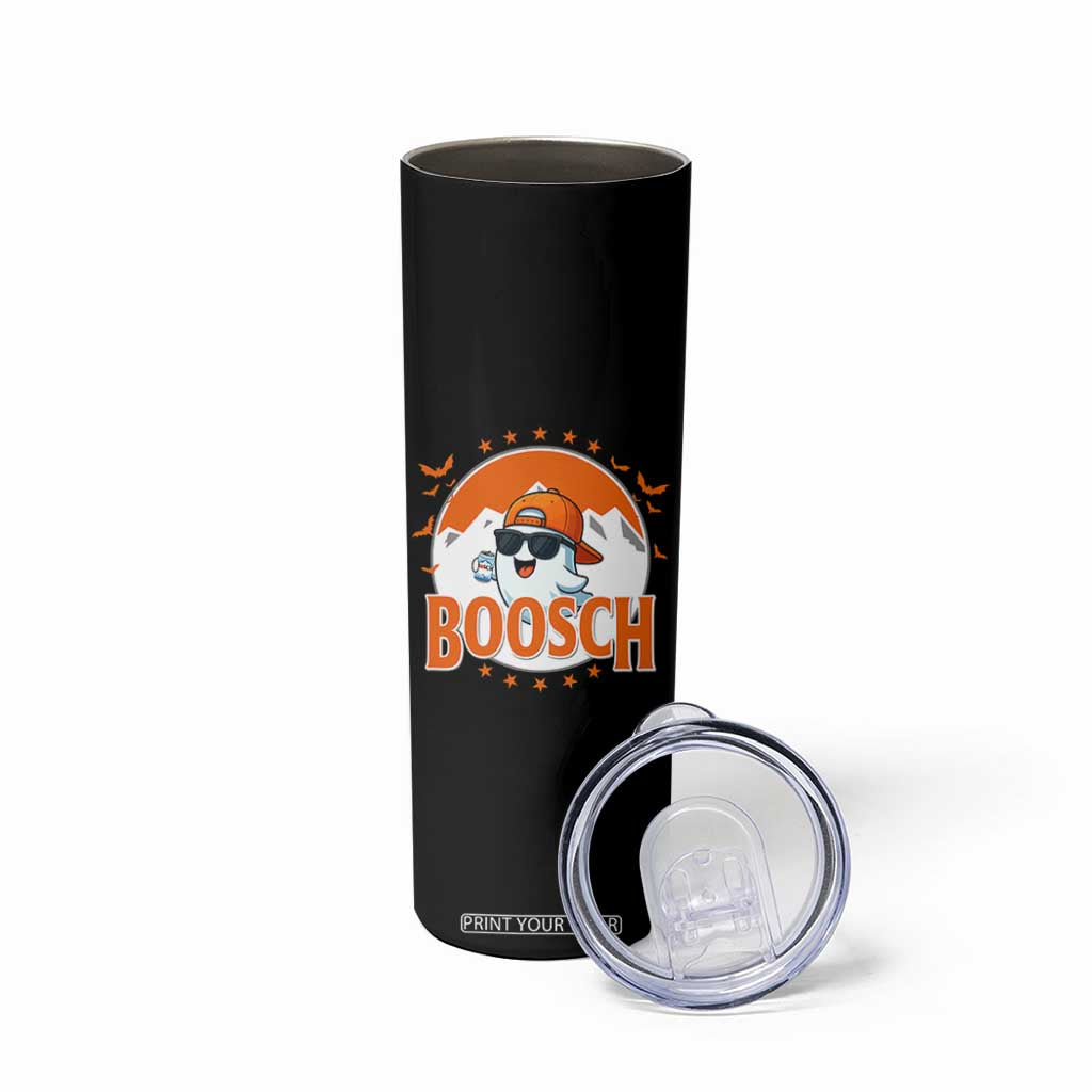Funny Ghost Boosch Beer Halloween Skinny Tumbler Mountain Bat TS11 Print Your Wear