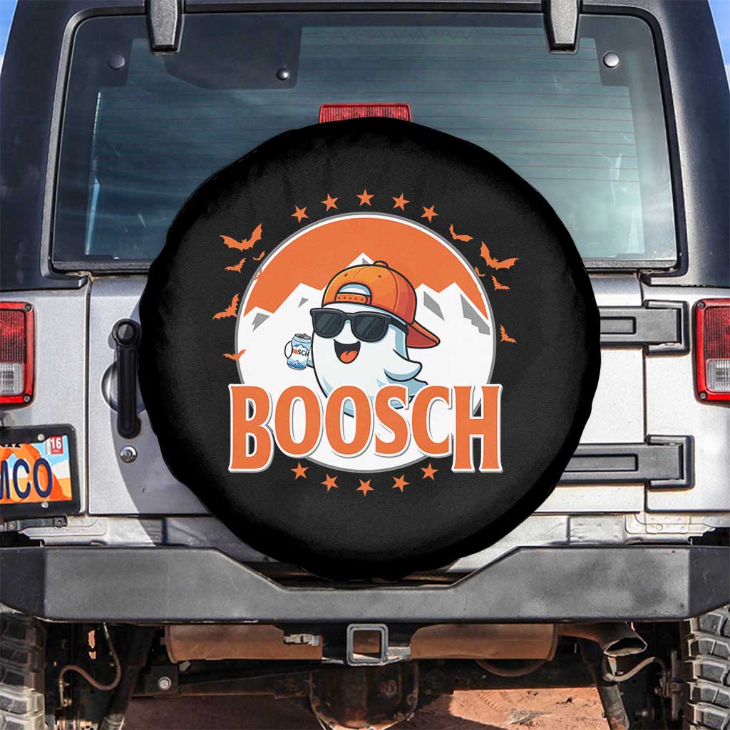 Funny Ghost Boosch Beer Halloween Spare Tire Cover Mountain Bat TS11 No hole Black Print Your Wear