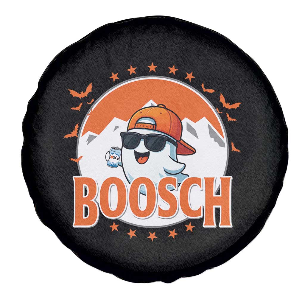 Funny Ghost Boosch Beer Halloween Spare Tire Cover Mountain Bat TS11 Print Your Wear
