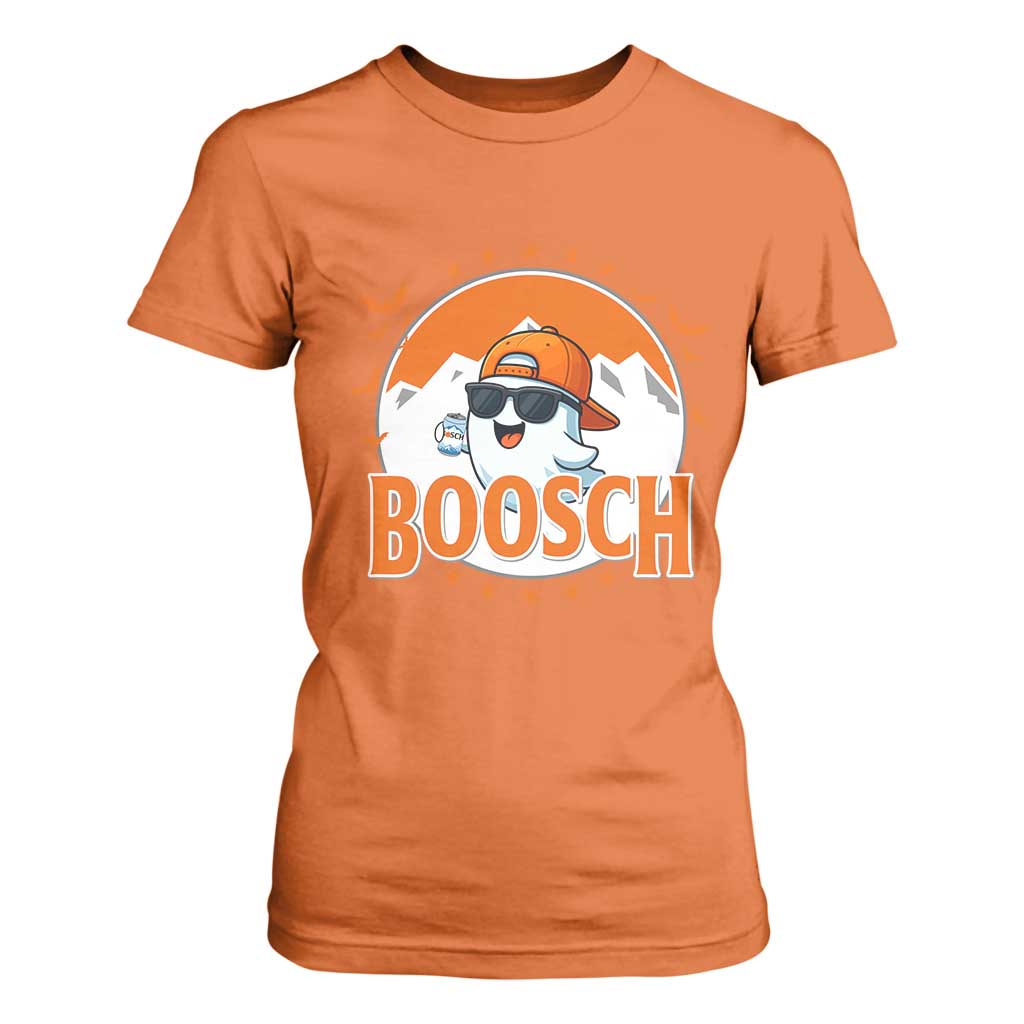 Funny Ghost Boosch Beer Halloween T Shirt For Women Mountain Bat TS11 Orange Print Your Wear