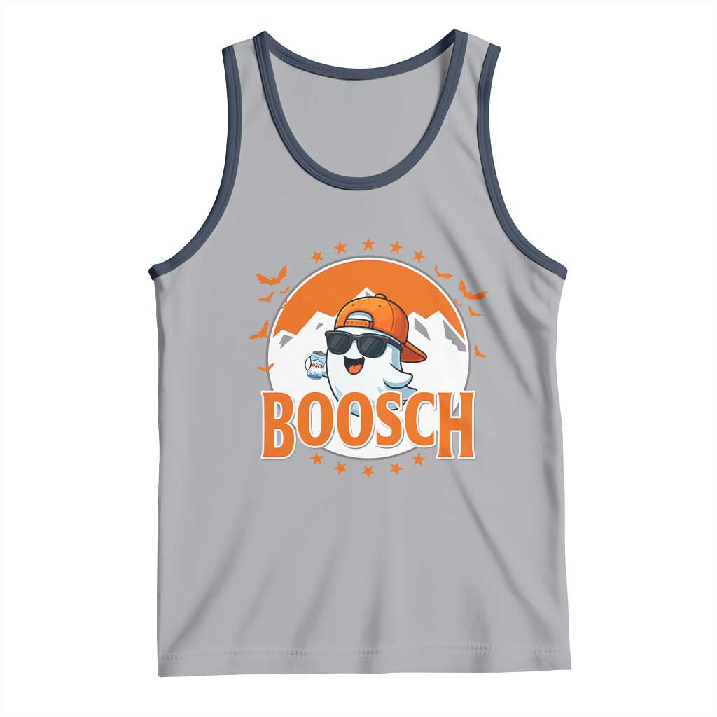 Funny Ghost Boosch Beer Halloween Tank Top Mountain Bat TS11 Athletic Heather Navy Print Your Wear