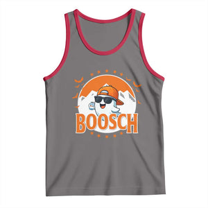 Funny Ghost Boosch Beer Halloween Tank Top Mountain Bat TS11 Deep Heather Red Print Your Wear