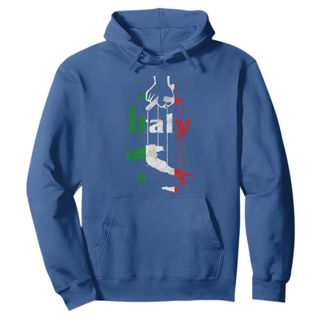 Funny Italia Heritage Pride Hoodie Vintage Italian Map Mafia Gangster TS11 Royal Blue Print Your Wear