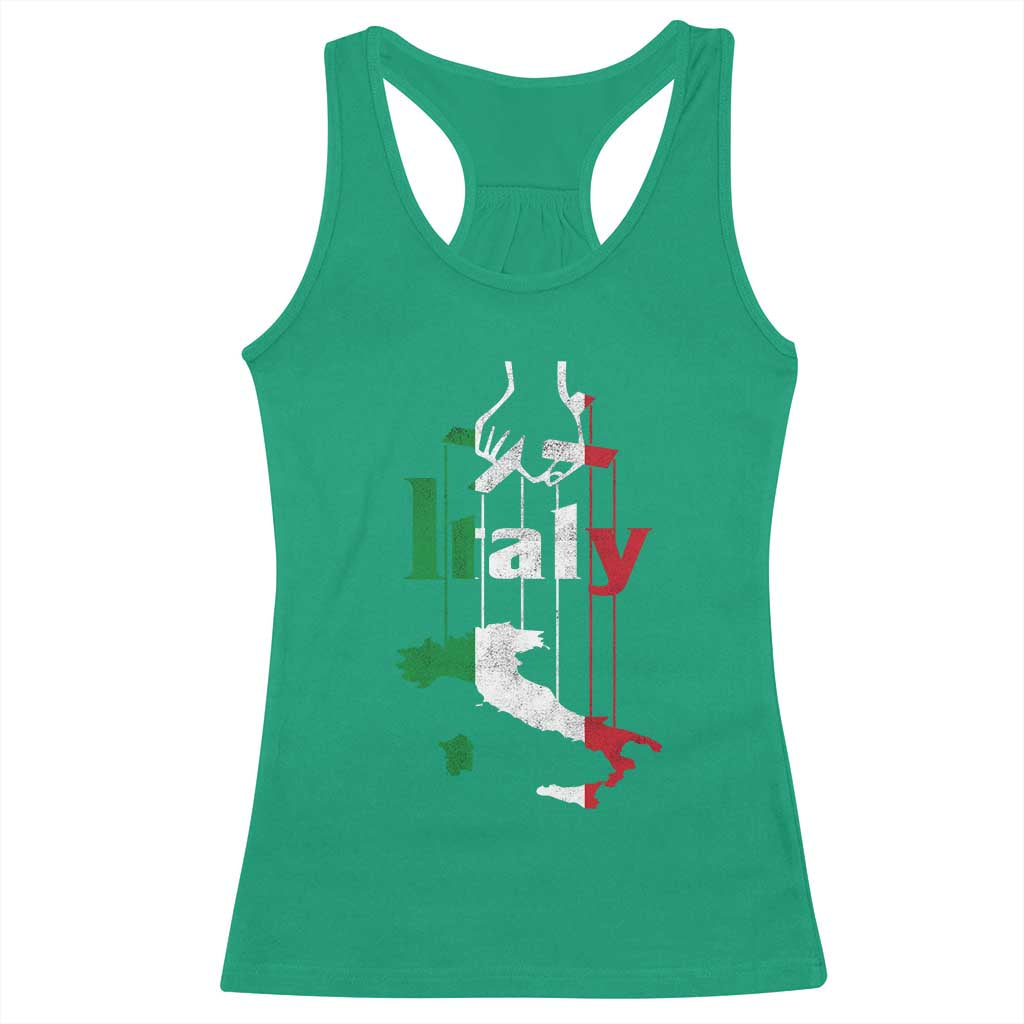 Funny Italia Heritage Pride Racerback Tank Top Vintage Italian Map Mafia Gangster TS11 Irish Green Print Your Wear