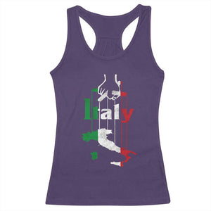 Funny Italia Heritage Pride Racerback Tank Top Vintage Italian Map Mafia Gangster TS11 Purple Print Your Wear