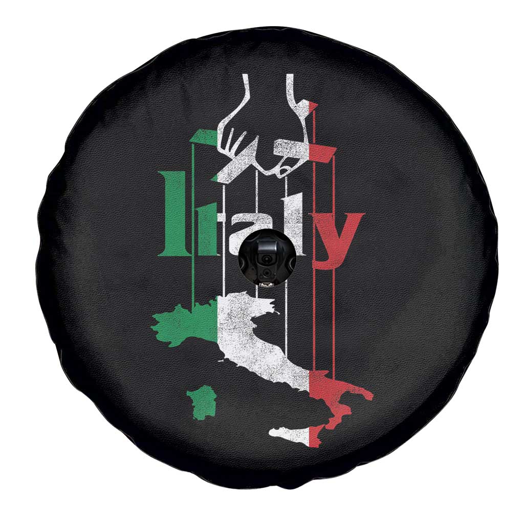 Funny Italia Heritage Pride Spare Tire Cover Vintage Italian Map Mafia Gangster TS11 Print Your Wear