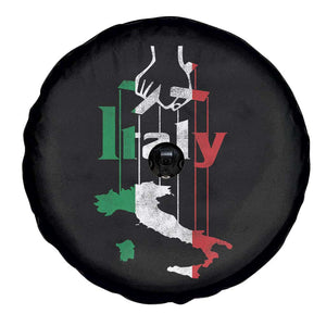 Funny Italia Heritage Pride Spare Tire Cover Vintage Italian Map Mafia Gangster TS11 Print Your Wear