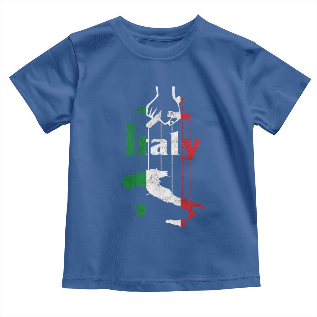 Funny Italia Heritage Pride Toddler T Shirt Vintage Italian Map Mafia Gangster TS11 Royal Blue Print Your Wear