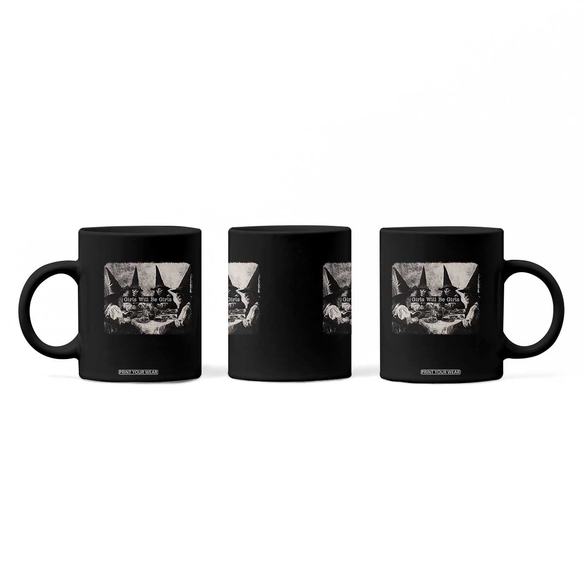 Funny Witch Girls Will Be Girls Coffee Mug Feminist Halloween TS11 Print Your Wear