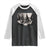 Funny Witch Girls Will Be Girls Raglan Shirt Feminist Halloween TS11 Black White Print Your Wear