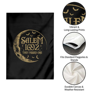 Salem 1692 They Missed One Garden Flag Halloween Feminist Witch Trials TS11 Print Your Wear