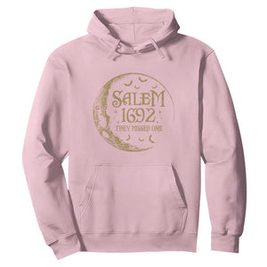 Salem 1692 They Missed One Hoodie Halloween Feminist Witch Trials TS11 Light Pink Print Your Wear