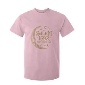 Salem 1692 They Missed One T Shirt For Kid Halloween Feminist Witch Trials TS11 Light Pink Print Your Wear