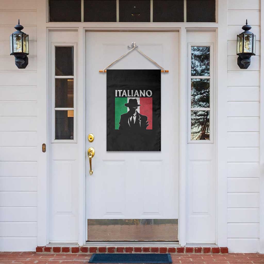 Italiano Italian Mafia Sicilian Gangster Italy Flag Garden Flag TS11 Print Your Wear
